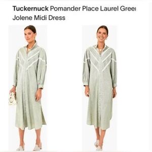 Tuckernuck Pomander Place Laurel Green Midi Dress
